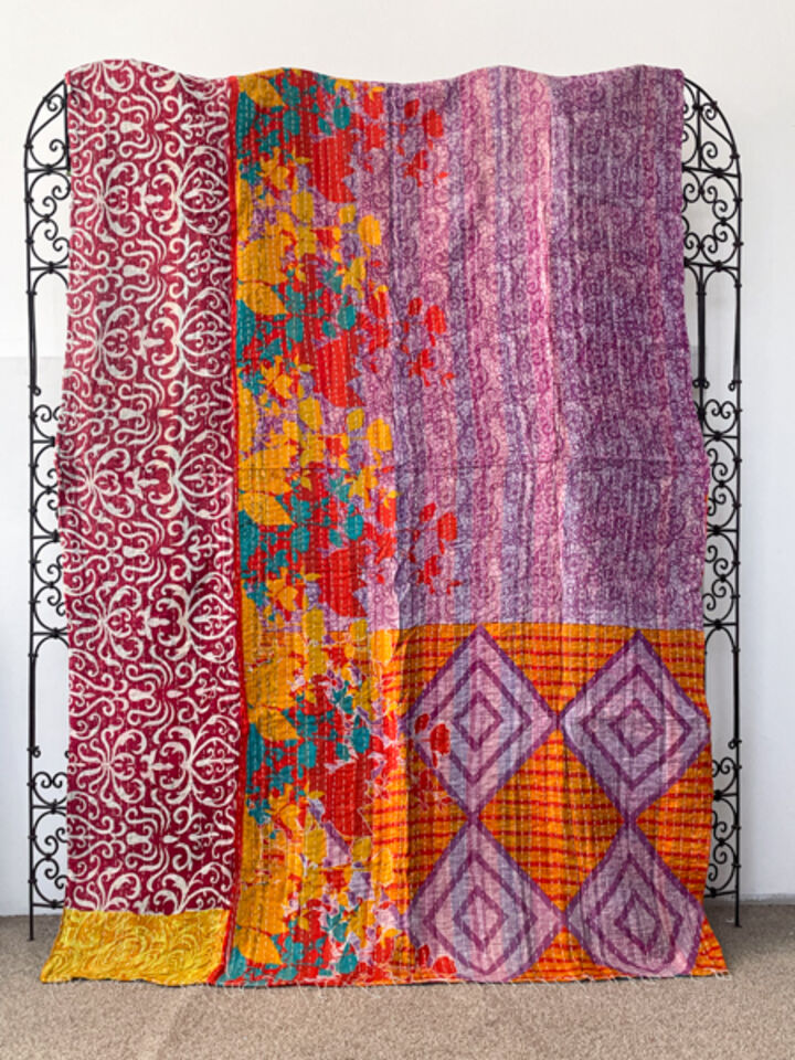 Vintage Kantha Quilt 56