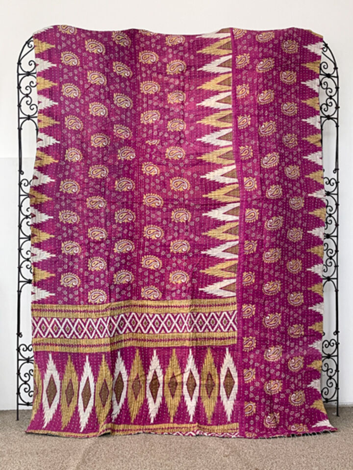 Vintage Kantha Quilt 64
