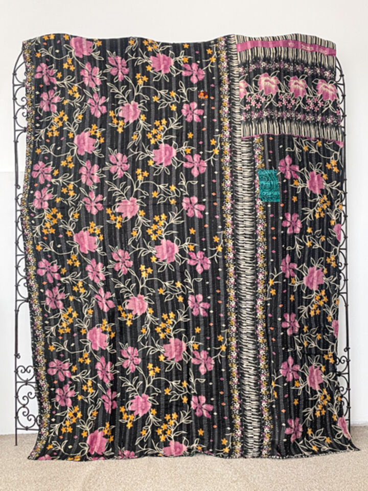 Vintage Kantha Quilt 66