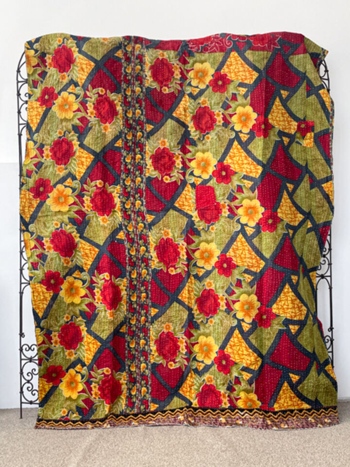Vintage Kantha Quilt 71