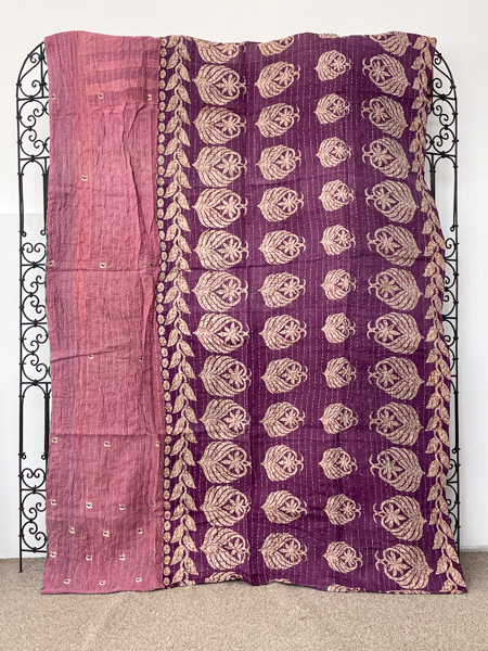 Vintage Kantha Quilt 79