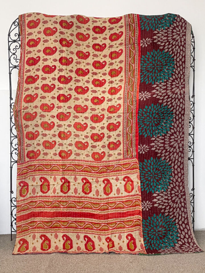 Vintage Kantha Quilt 88