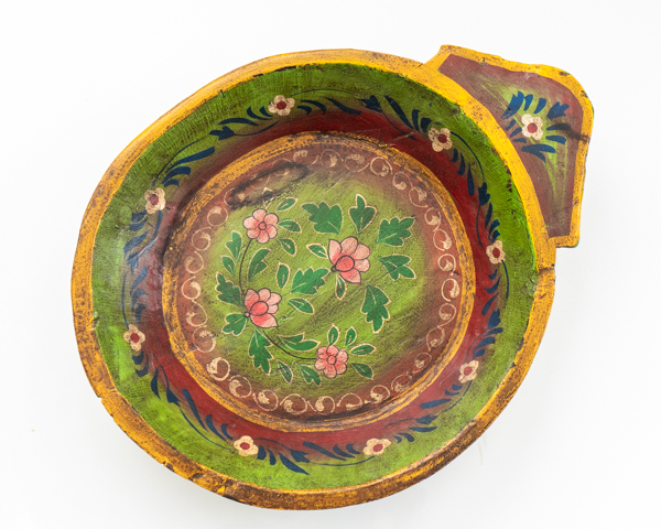 Painted Wooden Parat Bowl 2