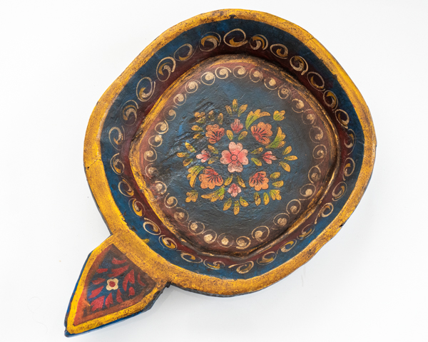 Painted Wooden Parat Bowl 5