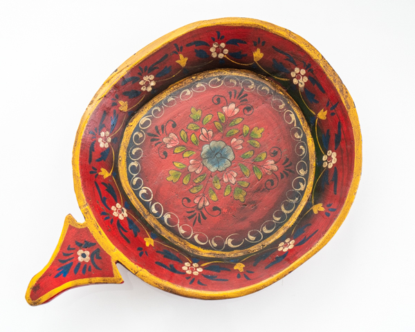 Painted Wooden Parat Bowl 8