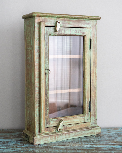Teak Spice Cabinet Green 5
