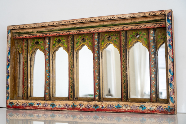 Wooden Jharokha Mirror 2