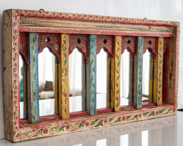 Wooden Jharokha Mirror 3