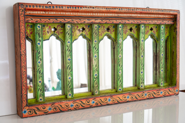 Wooden Jharokha Mirror 5