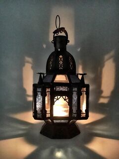 Moluidut Candle Lamp: blue