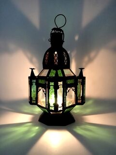 Moluidut Candle Lamp: green