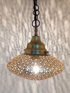 Brass UFO Lantern: small
