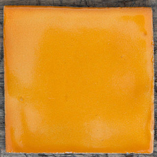 Solid Yellow Talavera Tile