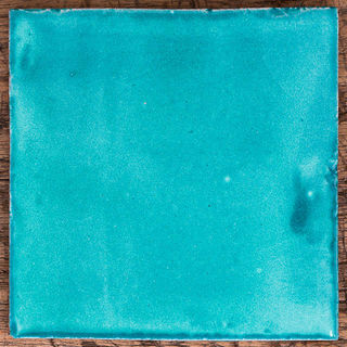 Solid Teal Talavera Tile