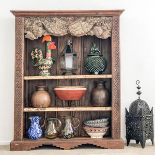 Indian Teak Bookshelf 