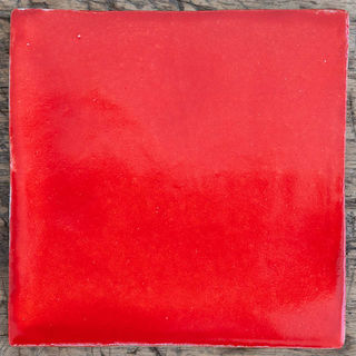 Solid Red Talavera Tile