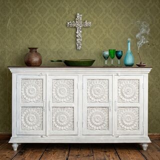 Pondicherry Large Sideboard White