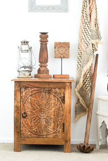 Mandala Side Table Natural
