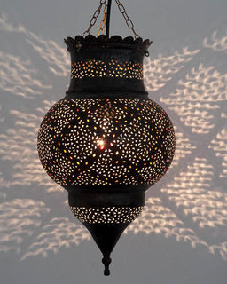 Medium 45cm Brass Kora Lantern 5