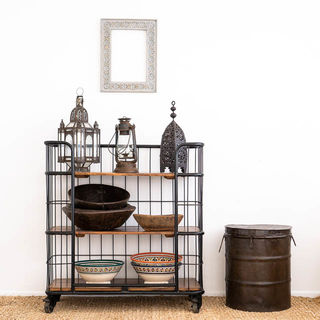 Industrial Teak Rack