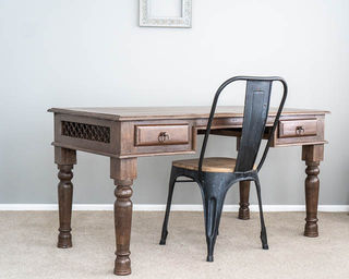 Rustic Reclaimed Teak Desk