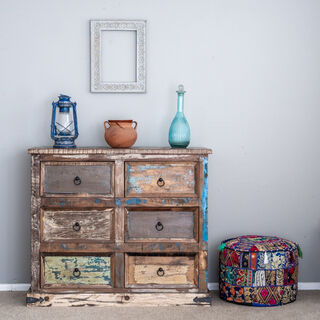 Boho Rustic 6 Drawers A