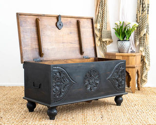 Anouk Blanket Box Charcoal 