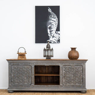 Aabha TV Cabinet or Sideboard Grey 