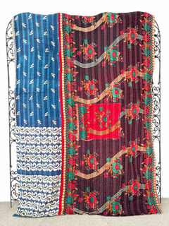 Vintage Kantha Quilt 36