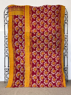 Vintage Kantha Quilt 38