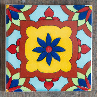 Diseño Azul Talavera Tile