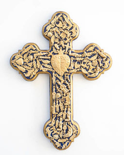 Milagro Wooden Cross Blue 2