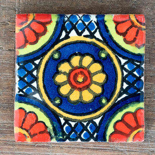 Mayolico Rojo Quarter Tile 50mm x 50mm