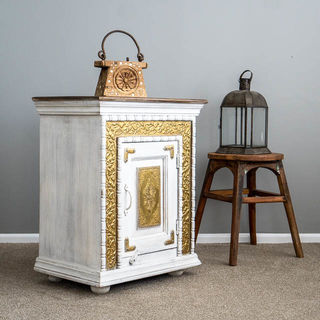Brass Boho Bedside Table