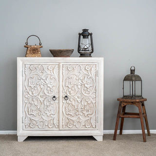 Keya Low Sideboard White