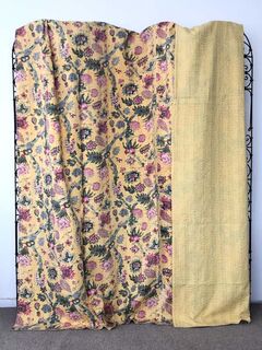 Boho Dreams Kantha Quilt Yellow