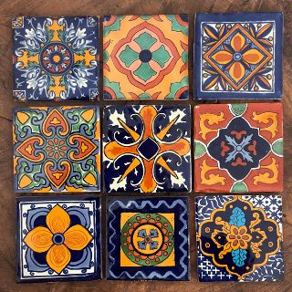 9 Pack Mexican Tiles Autumn Pack