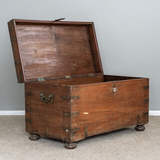 Vintage Teak Blanket Box