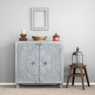 Flower Power Sideboard Grey
