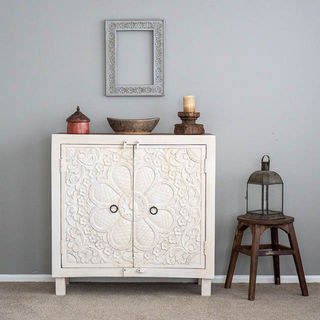 Flower Power Sideboard White