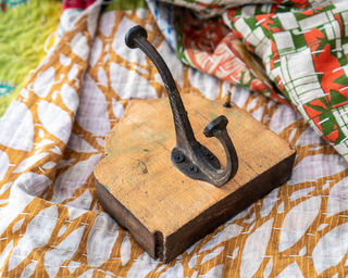 Rustic Arch Wall Hook Orange