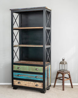Industrial Rustic Bookshelf