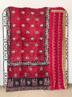 Vintage Kantha Quilt 102