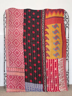 Vintage Kantha Quilt 108