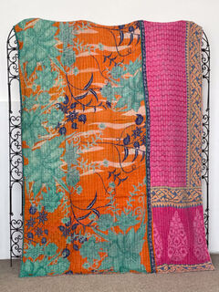 Vintage Kantha Quilt 112