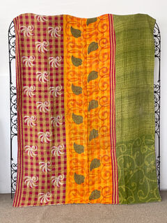 Vintage Kantha Quilt 112