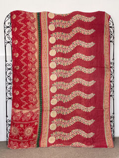 Vintage Kantha Quilt 114