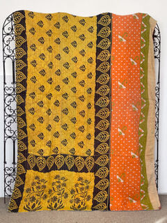 Vintage Kantha Quilt 115