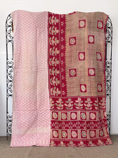 Vintage Kantha Quilt 118