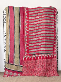 Vintage Kantha Quilt 119